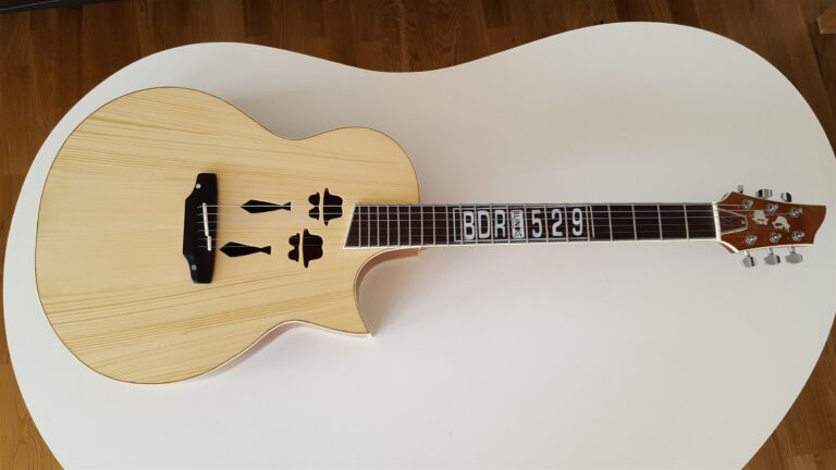 Akustisk Guitar bygget til en fan af Blues Brothers